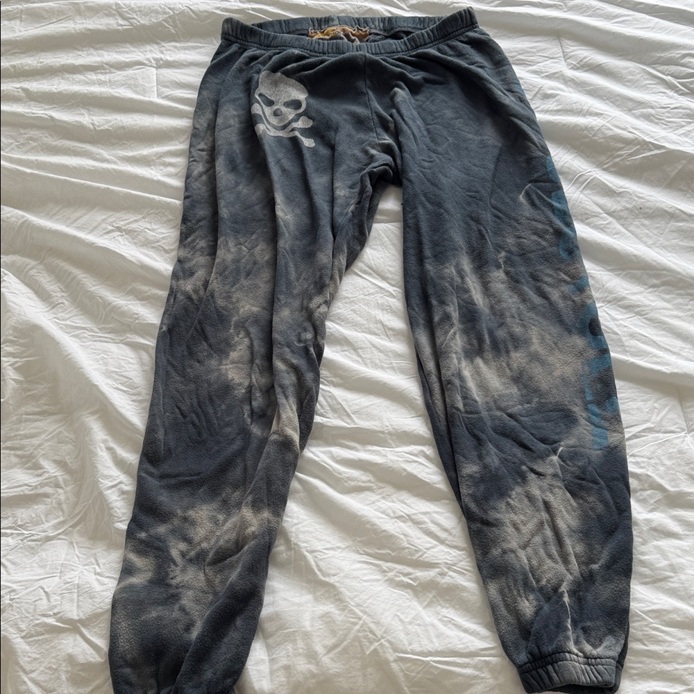 Aviator Nation Gray Skull Pants